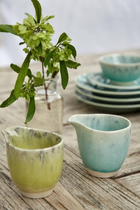 COSTA NOVA – Casafina Madeira Mini Jug / Creamer 5 oz., Blue – Ceramic Milk Pourer