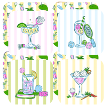 Country Club Lifestyle Coasters – Set of 4