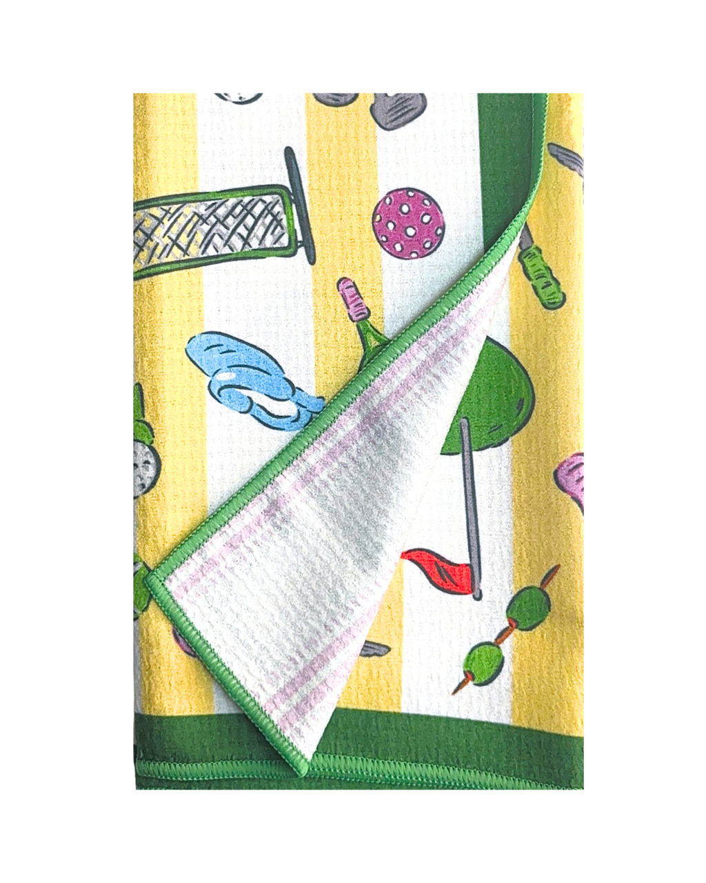 Country Club Double-Sided Art Tea Towel