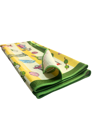 Country Club Double-Sided Art Tea Towel
