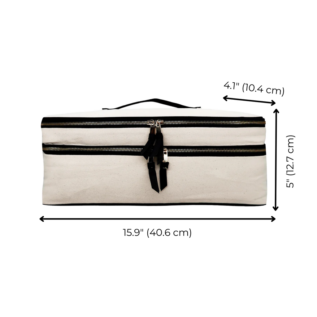Double Hair Tools Travel Case – Cream