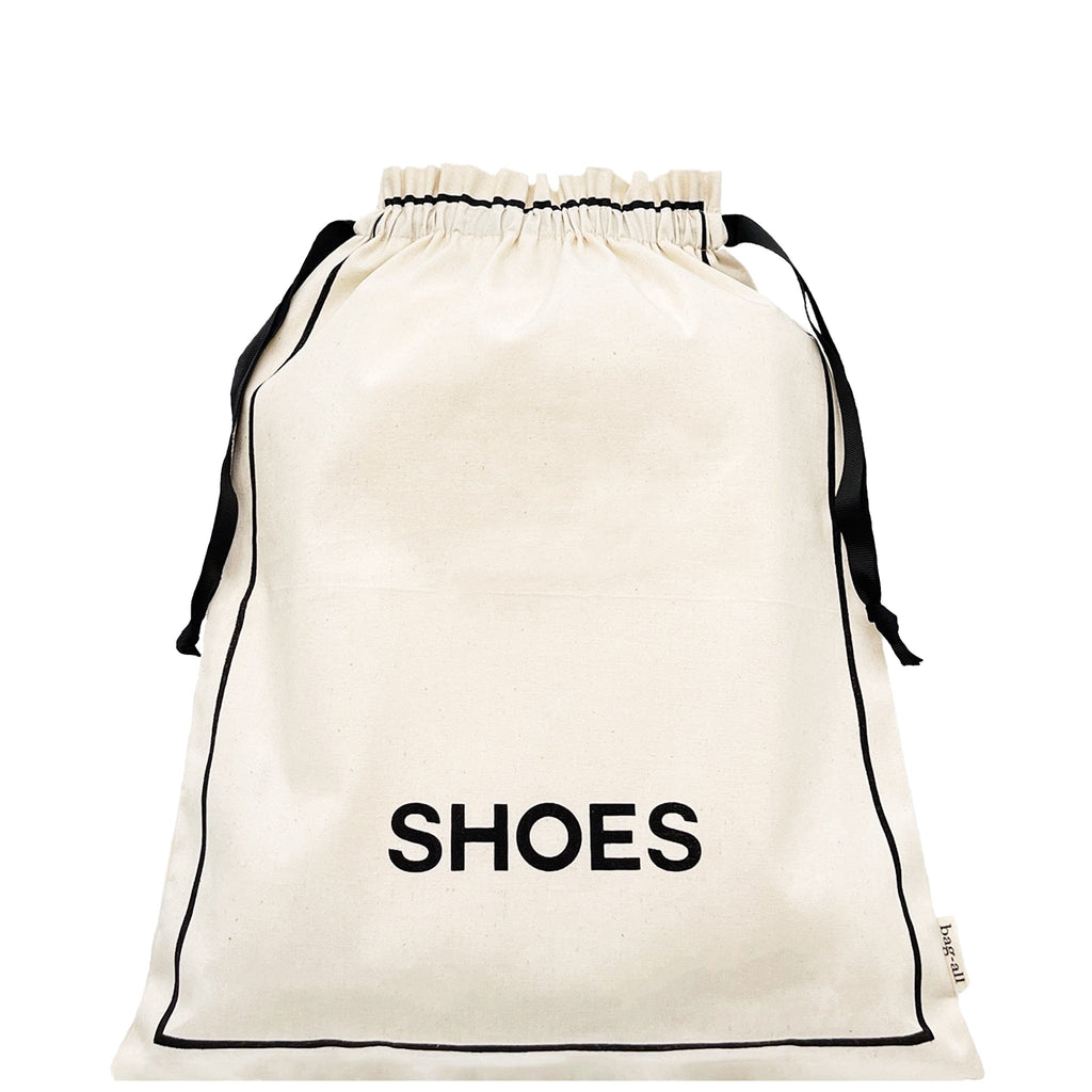Couture Shoe Travel Bag – Cream