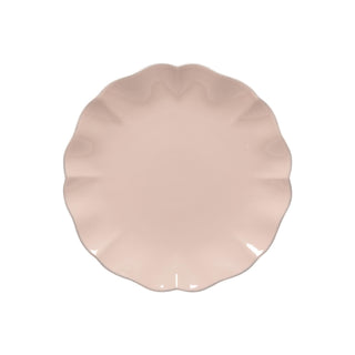 COSTA NOVA – Casafina Rosa Dinner Plate, White/Rose – Stylish Artisan Everyday Dining Plate