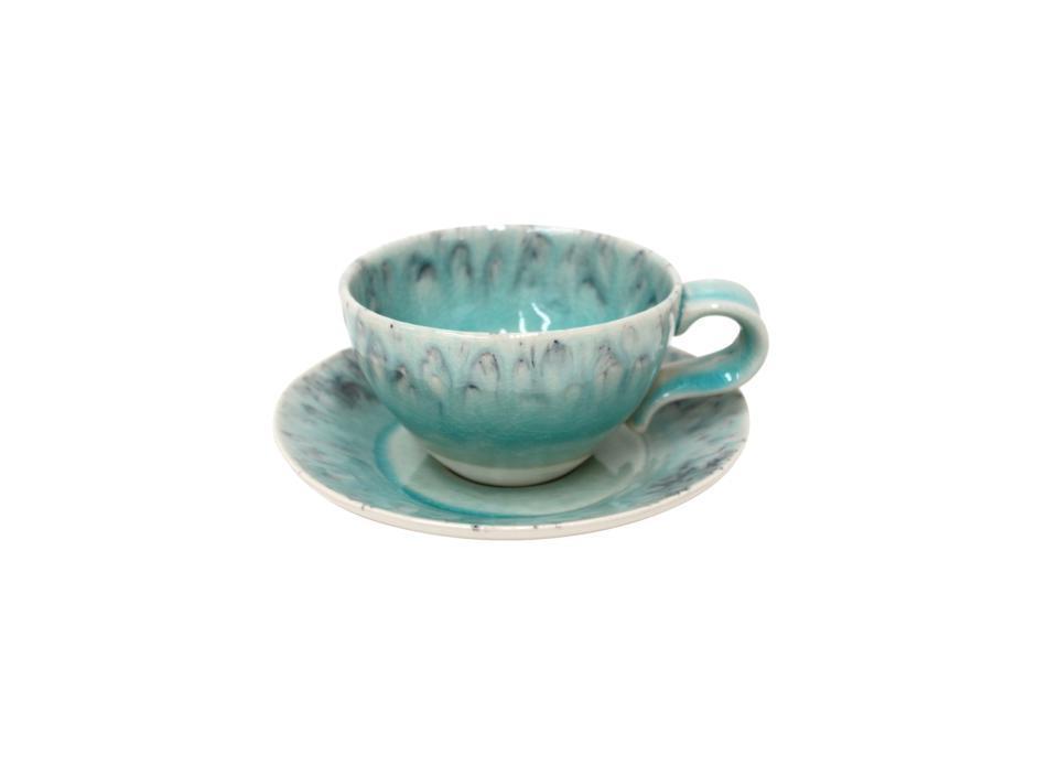 COSTA NOVA – Casafina Madeira Coffee Cup & Saucer 3 oz., Blue – Espresso Cup Set