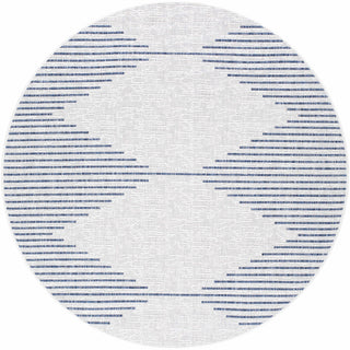 Stephan Blue & Cream Outdoor Rug