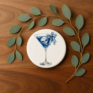 Blue & White Chinoiserie Halloween Coasters – Set of 8 Designs