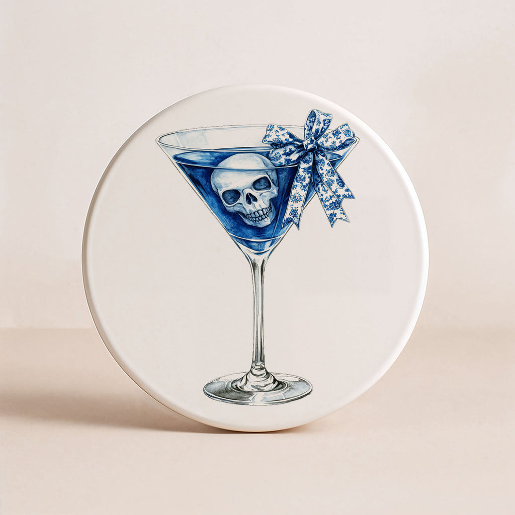 Blue & White Chinoiserie Halloween Coasters – Set of 8 Designs