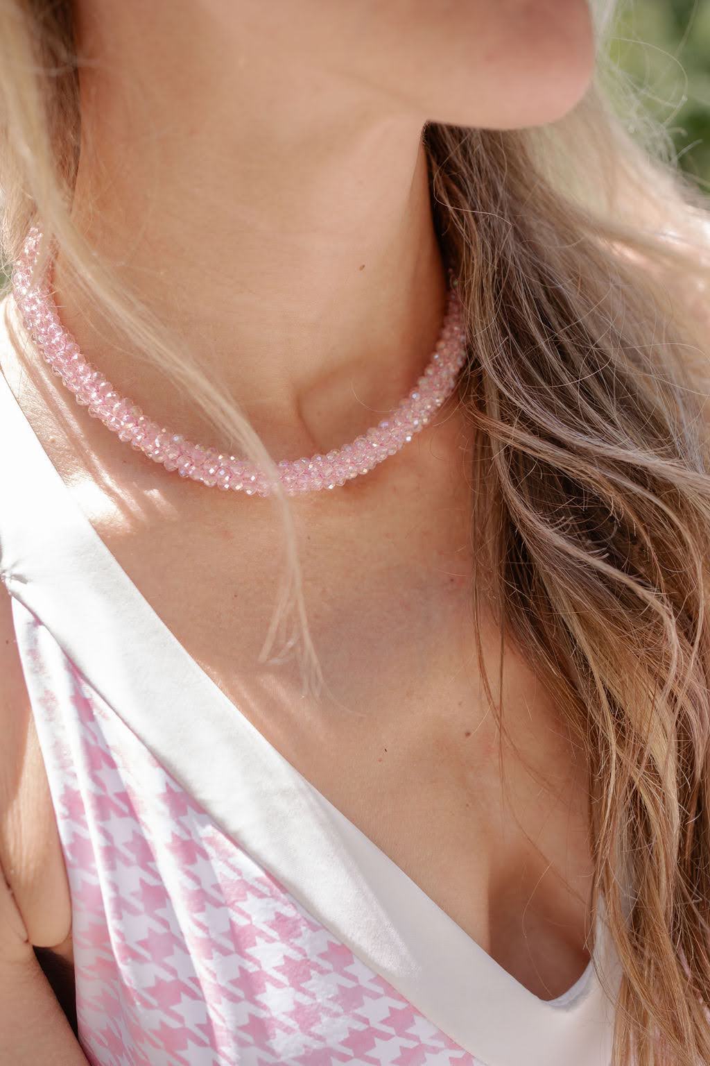 Marni Hand-Beaded Czech Bead Necklace