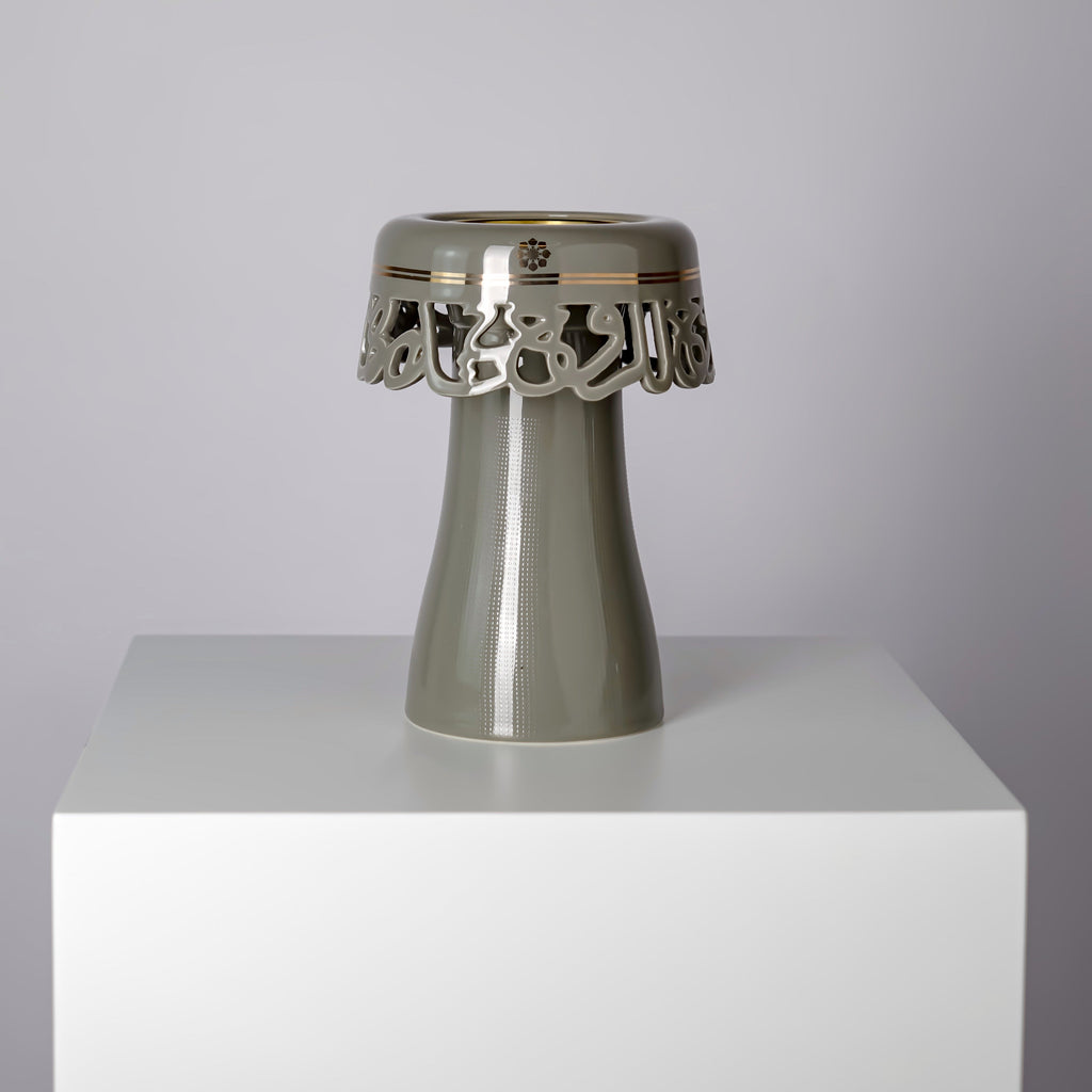 Mirral - Incense Burner - Grey & Gold