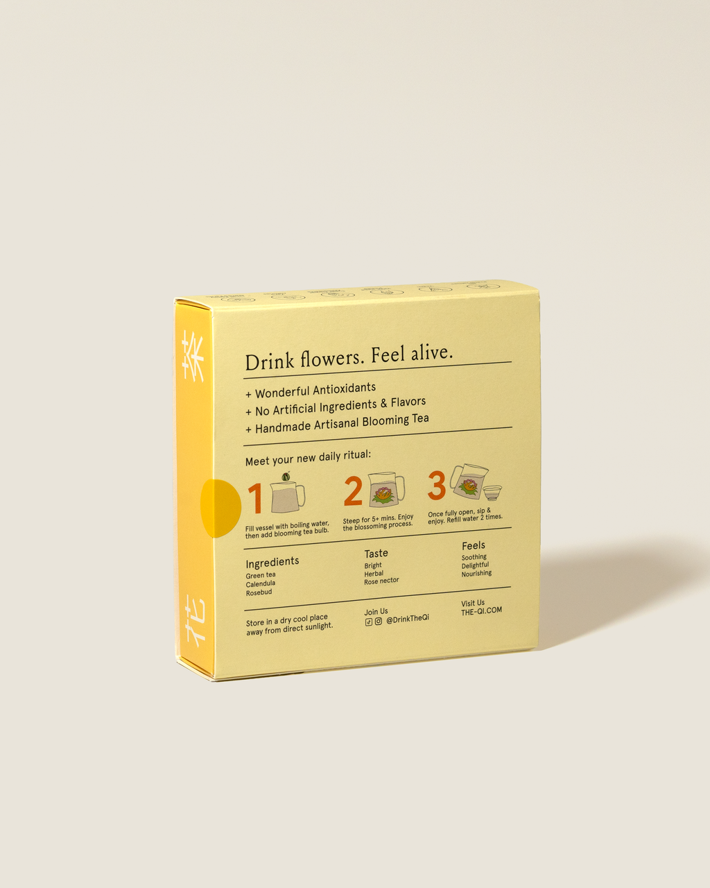 Inner Connection Blooming Tea – Green Tea with Rose & Calendula