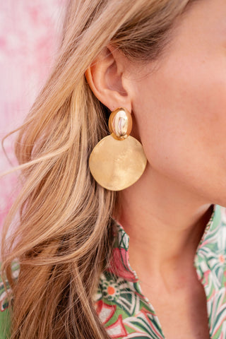 Peyton Mixed Metal Statement Earrings