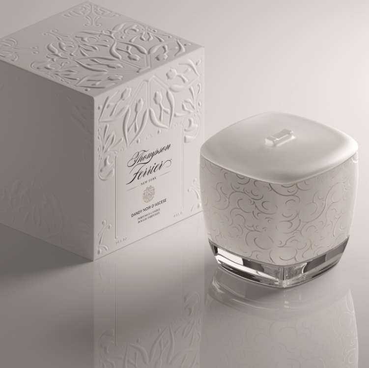Dandy Noir d'Ascese Candle – Luxury Scented Candle for Modern Home Décor