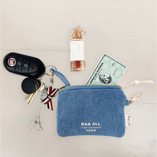 Mini Trinket Pouch – Denim