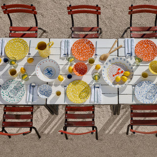 Costa Nova Rafaela Dinner Plate – Chamomile, Cornflower Blue, Sage Green & Tangerine