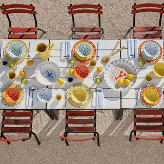 Costa Nova Rafaela Dinner Plate – Chamomile, Cornflower Blue, Sage Green & Tangerine