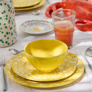 Costa Nova Rafaela Dinner Plate – Chamomile, Cornflower Blue, Sage Green & Tangerine