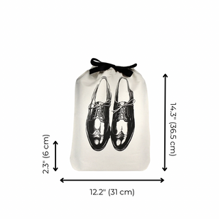 Men's Shoe Bag – Cream