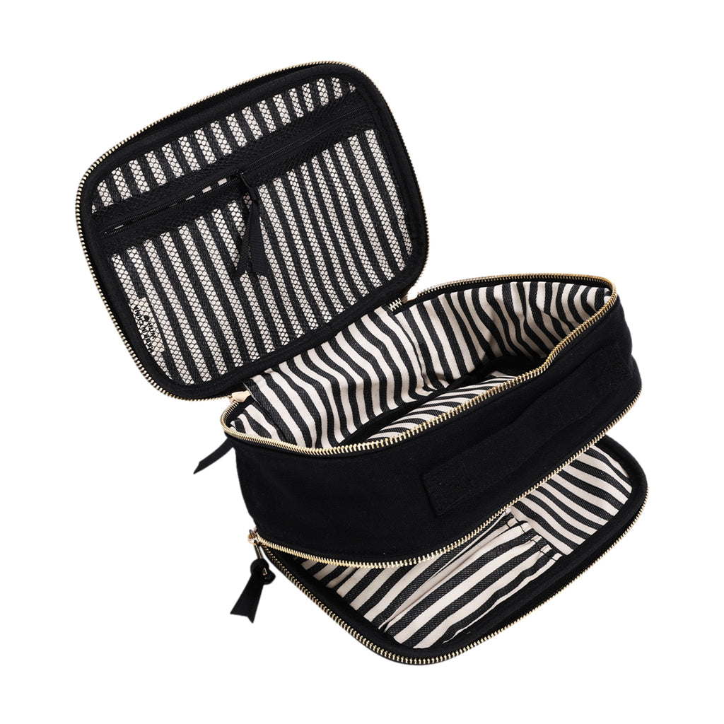 Double-Sided Makeup Case – Black