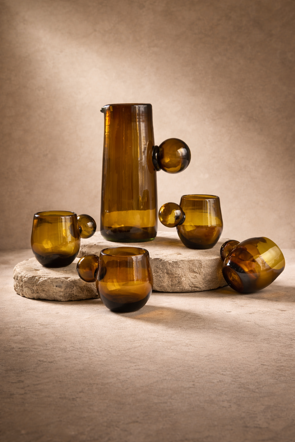 Durango Amber Recycled Glass Pitcher