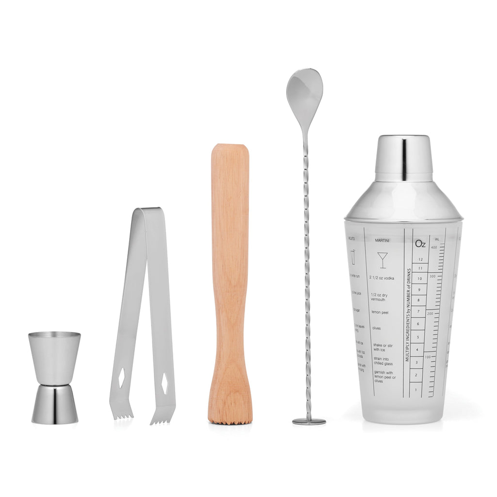 Cambridge Mixology 5-Piece Tool Set, stainless steel (view 2)