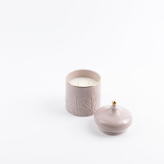 Jiwar - Medium Candle| Jasmine Vanilla - Lavender & Gold