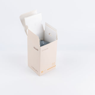 Jiwar - Medium Candle| Minty Wood - Haze Blue & Silver