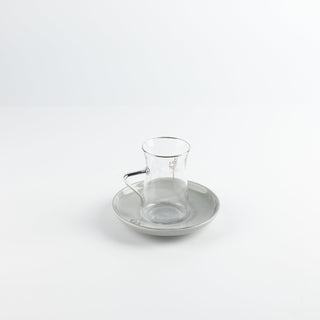 Liqa'a - Tea Set (19-Pc) - Grey & Silver