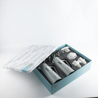 Liqa'a - Ultimate Brew Deluxe Set (21-Pc) - Grey & Silver