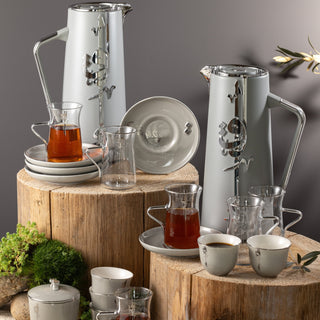 Liqa'a - Ultimate Brew Deluxe Set (21-Pc) - Grey & Silver