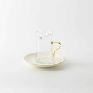 Mirral - Tea Set (13-Pc) - White & Gold
