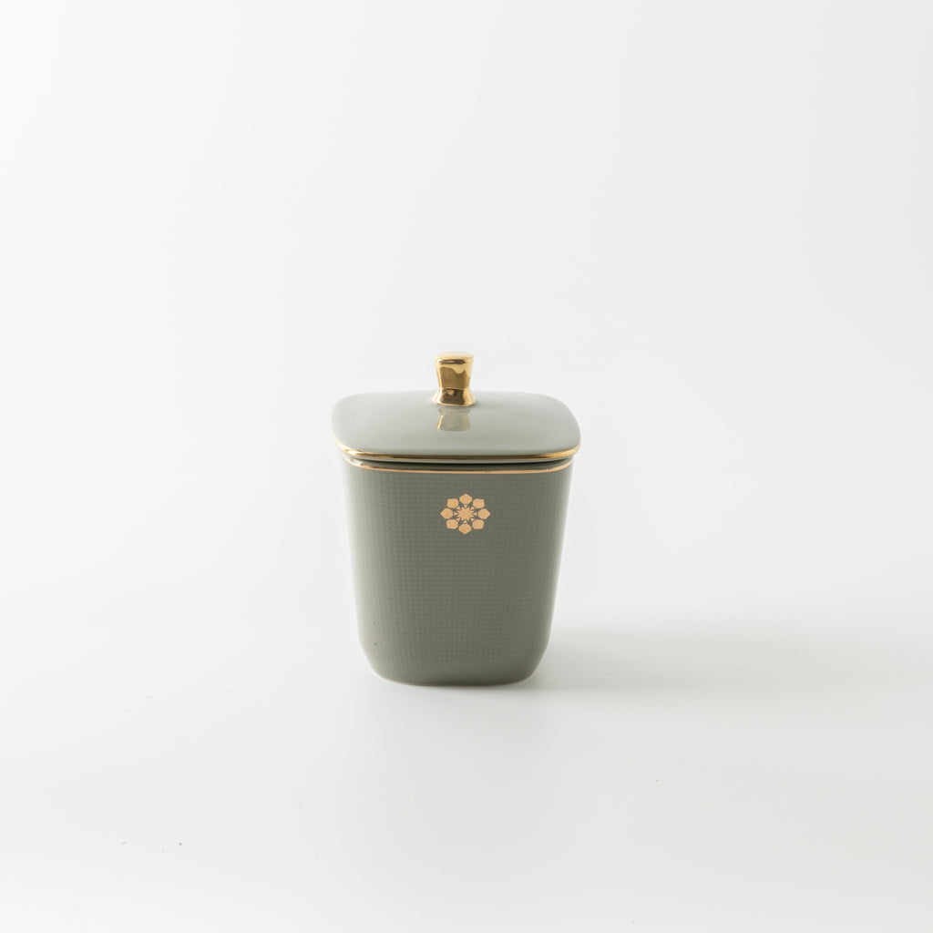 Mirral - Tea Set (13-Pc) - Grey & Gold