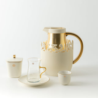 Mirral - Ultimate Brew Deluxe Set (21-Pc)- White & Gold