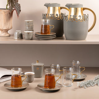Mirral - Ultimate Brew Deluxe Set (21-Pc)- Grey & Gold