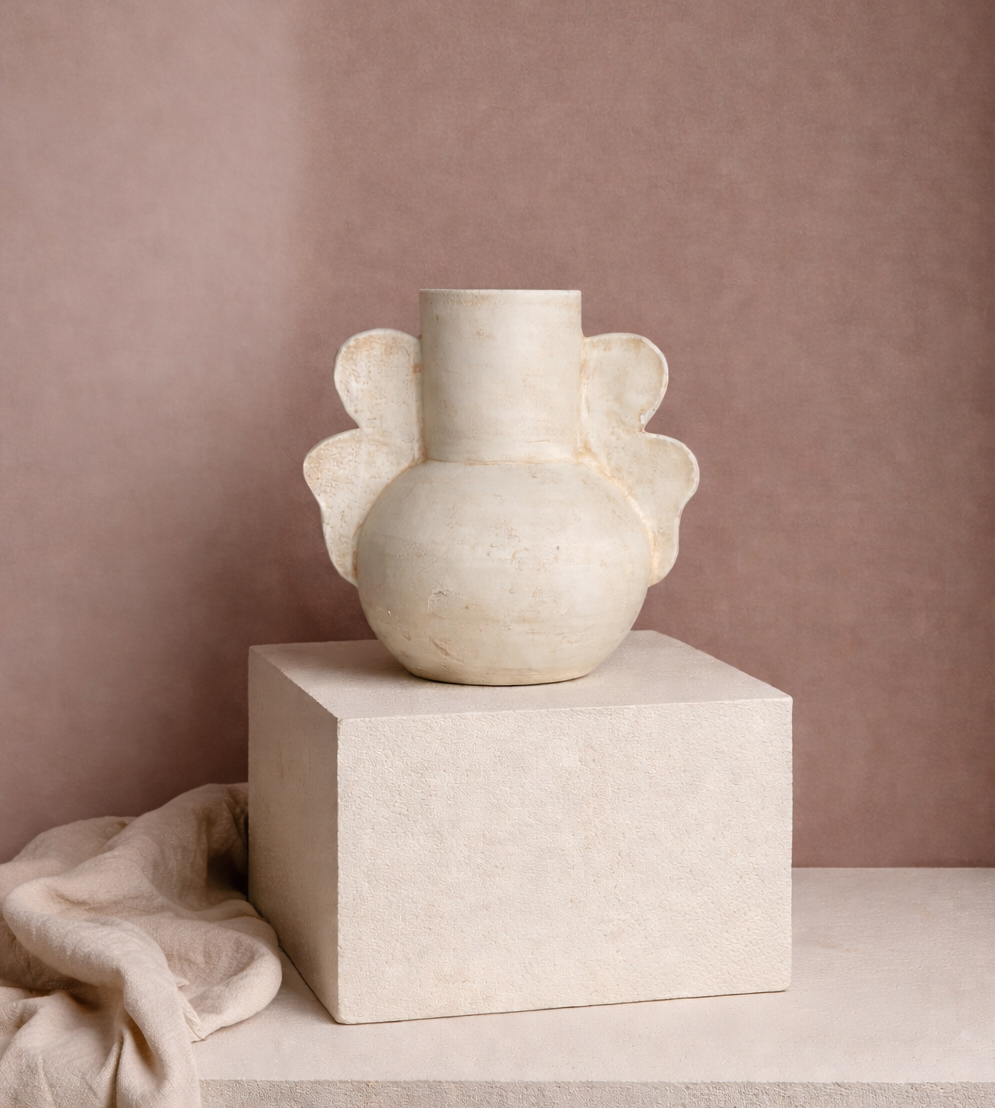 Elena Handcrafted Terracotta Decorative Vessel