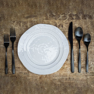 Cambridge Averie Black Satin 20-Piece Flatware Set, 18/0 stainless steel (view 6)