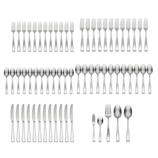 Oneida Moda Satin 65-Piece Flatware Set, 18/10 stainless steel (view 2)