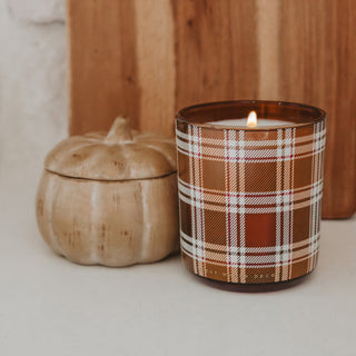 Pumpkin Spice Soy Candle - Ceramic Pumpkin Jar - 8 oz
