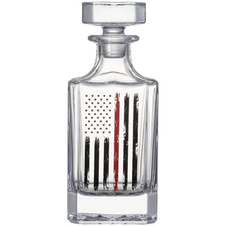 Firefighter Whiskey Decanter Set with Glasses