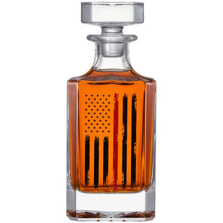 Firefighter Whiskey Decanter Set with Glasses