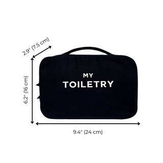 Folding/Hanging Toiletry Case – Black