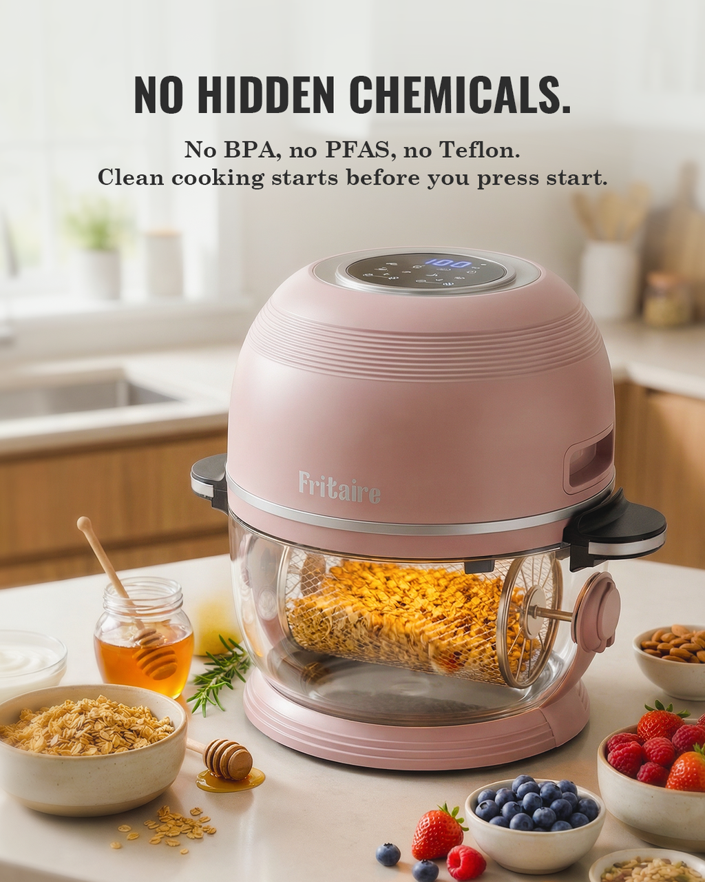 Classic Self-Cleaning Air Fryer™ & Non-Toxic Air Fryer™ - Orange