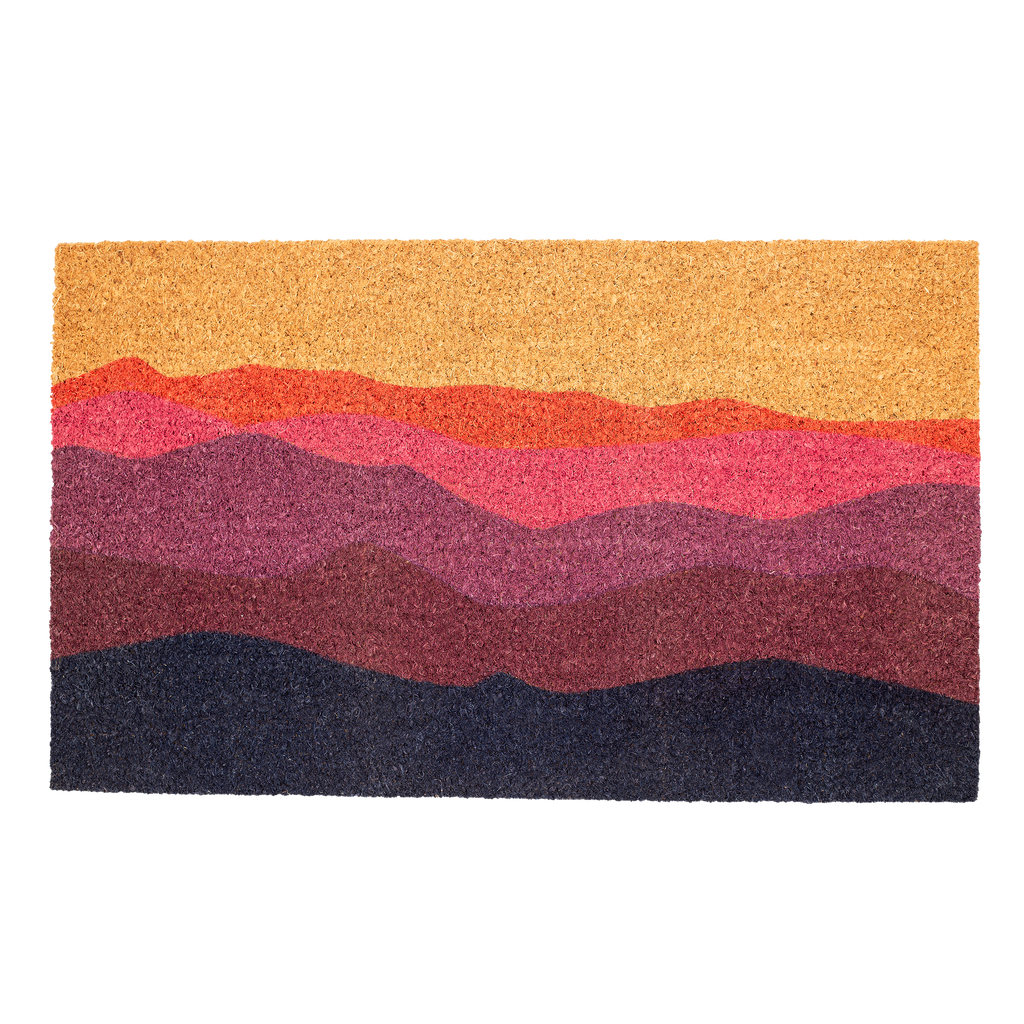 Shades of Dawn Natural Coir Doormat