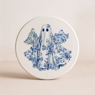 Blue & White Chinoiserie Halloween Coasters – Set of 8 Designs