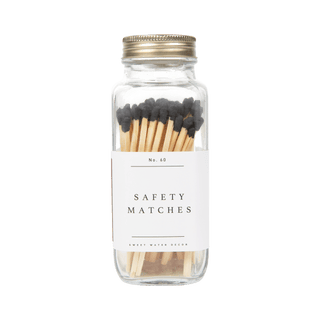 Black Tip Safety Matches - 60 Count, 3.75