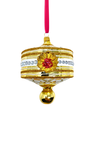 Gold Harlequin Lantern Glass Ornament – Kenzie’s Signature Collection