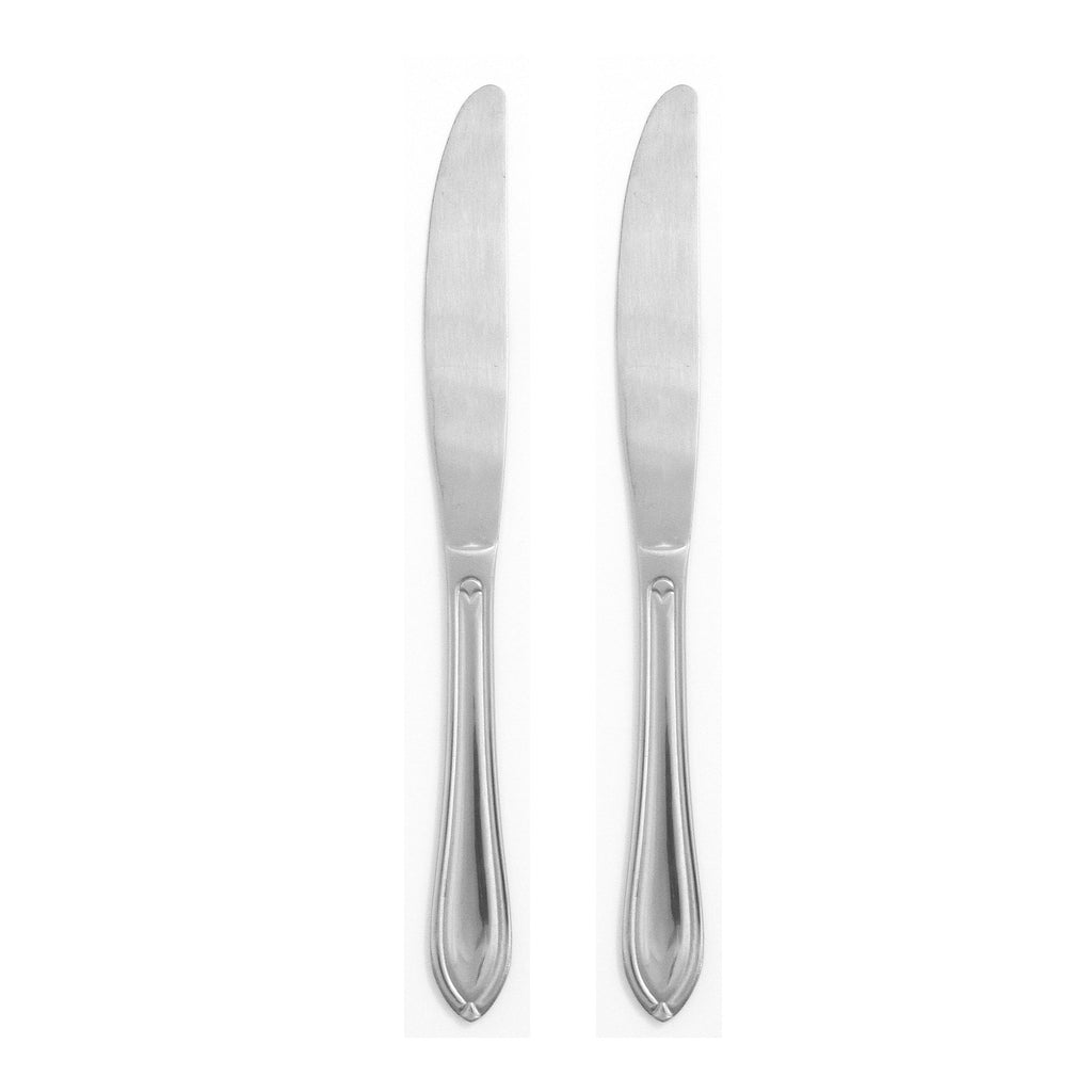 Hampton Forge Ginger Dinner Knives, Set of 2, stainless steel