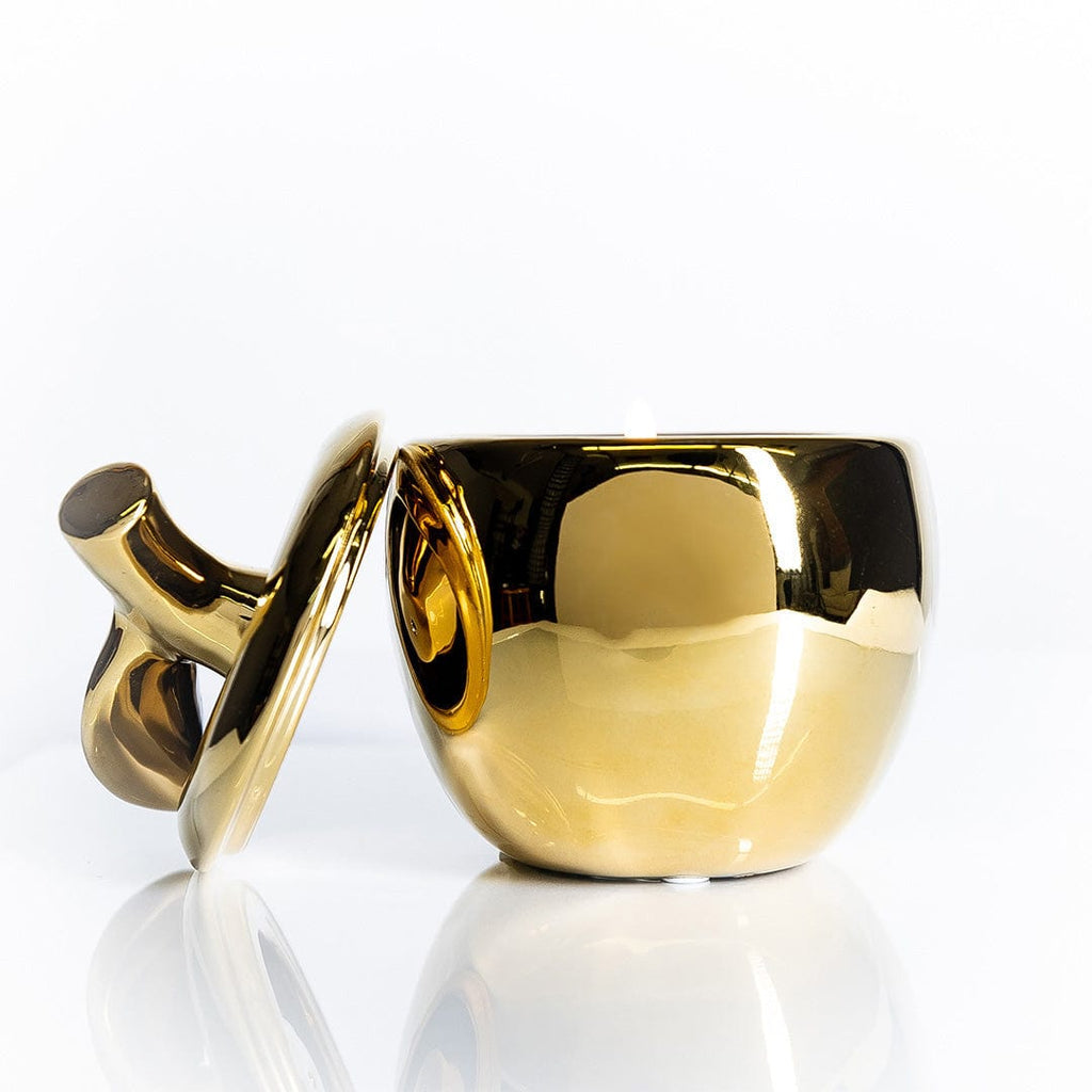 Gold Malus Apple Candle – Luxury Apple Fragrance Candle in Gold Finish