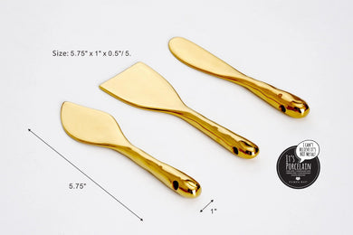 Set of 3 Cheese Knives — Madera Collection 2