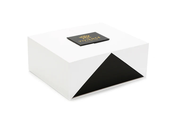 Gold Circular Diffuser with Three White Flowers – “English Pear & Freesia” or “Iris & Rose” Scent