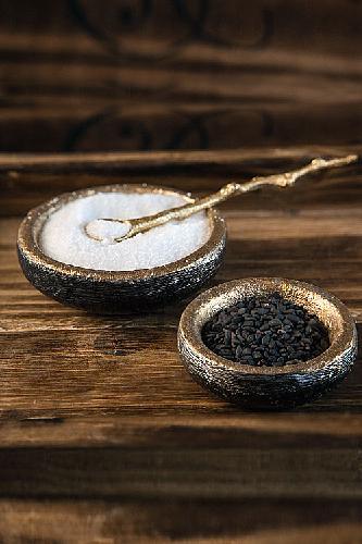 Gold Leaf Decorative Serving Spoon – Set of 3 (Tiny, Small & Large)